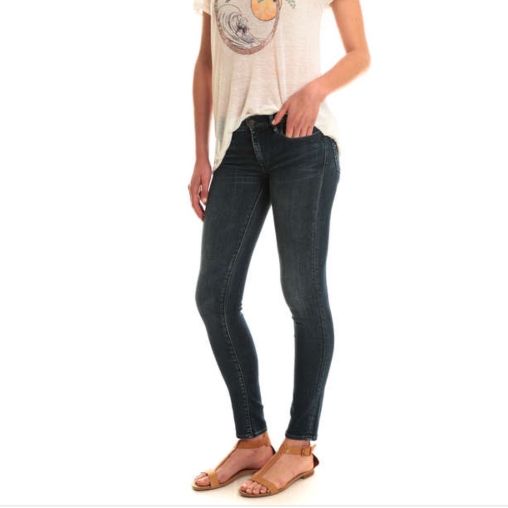 Denim & Supply RL Afton Wash Stretch Skinny Jeans